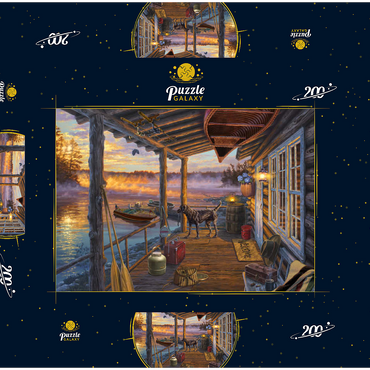 Darstellung des Puzzle Motivs Opening Day 200 Puzzle Schachtel 3D Modell