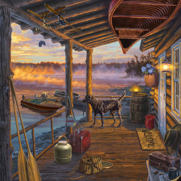 Darstellung des Puzzle Motivs Opening Day 500 Puzzle 3D Modell