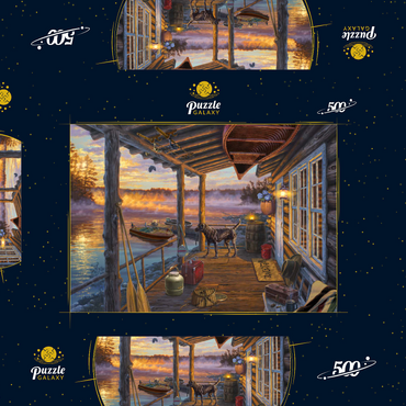 Darstellung des Puzzle Motivs Opening Day 500 Puzzle Schachtel 3D Modell