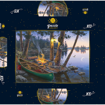 Darstellung des Puzzle Motivs Summer & Song 100 Puzzle Schachtel 3D Modell