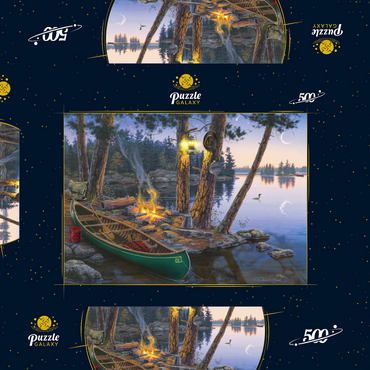 Darstellung des Puzzle Motivs Summer & Song 500 Puzzle Schachtel 3D Modell