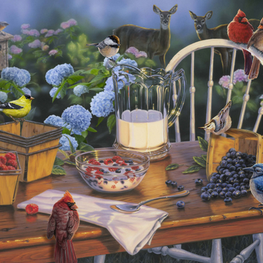 Darstellung des Puzzle Motivs Breakfast Club 1000 Puzzle 3D Modell