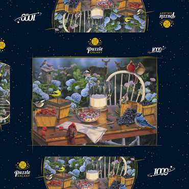 Darstellung des Puzzle Motivs Breakfast Club 1000 Puzzle Schachtel 3D Modell