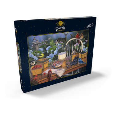 Darstellung des Puzzle Motivs Breakfast Club 100 Puzzle Schachtel Ansicht2