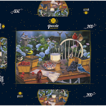 Darstellung des Puzzle Motivs Breakfast Club 200 Puzzle Schachtel 3D Modell