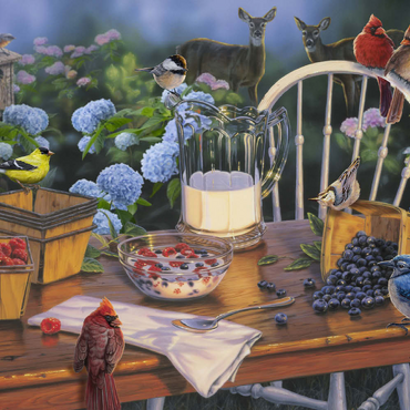 Darstellung des Puzzle Motivs Breakfast Club 500 Puzzle 3D Modell