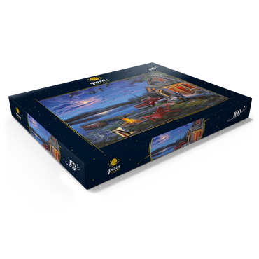 Darstellung des Puzzle Motivs The Perfect Getaway 100 Puzzle Schachtel Ansicht1