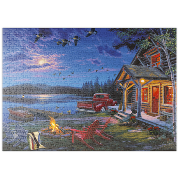 Darstellung des Puzzle Motivs puzzleplate The Perfect Getaway 500 Puzzle