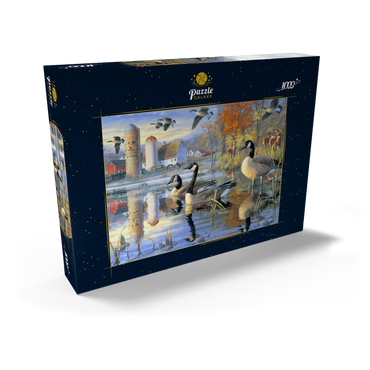 Darstellung des Puzzle Motivs Sunny View Farm 1000 Puzzle Schachtel Ansicht2