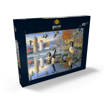 Darstellung des Puzzle Motivs Sunny View Farm 100 Puzzle Schachtel Ansicht2