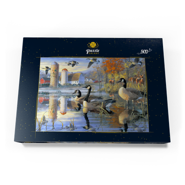 Darstellung des Puzzle Motivs Sunny View Farm 500 Puzzle Schachtel Ansicht3