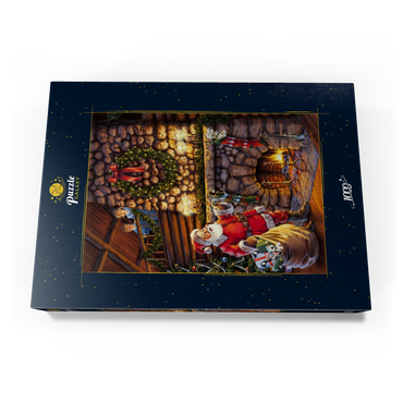 Darstellung des Puzzle Motivs Der Weihnachtsmann ist da! 1000 Puzzle Schachtel Ansicht3