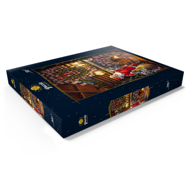 Darstellung des Puzzle Motivs Der Weihnachtsmann ist da! 200 Puzzle Schachtel Ansicht1