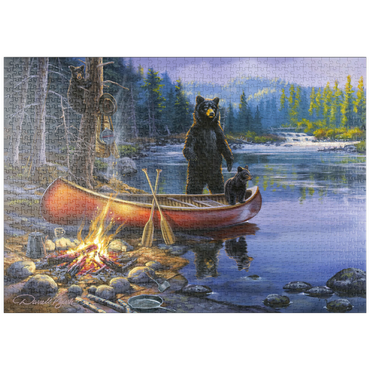 Darstellung des Puzzle Motivs puzzleplate Too Close for Comfort 1000 Puzzle