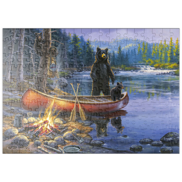 Darstellung des Puzzle Motivs puzzleplate Too Close for Comfort 200 Puzzle