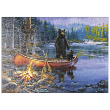 Darstellung des Puzzle Motivs puzzleplate Too Close for Comfort 500 Puzzle