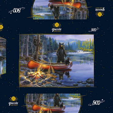 Darstellung des Puzzle Motivs Too Close for Comfort 500 Puzzle Schachtel 3D Modell