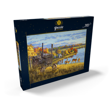 Darstellung des Puzzle Motivs Rusty Tractor Deer Ridge 200 Puzzle Schachtel Ansicht2