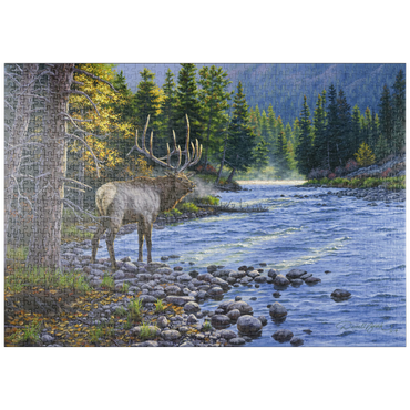 Darstellung des Puzzle Motivs puzzleplate Trophy In The Canyon 1000 Puzzle