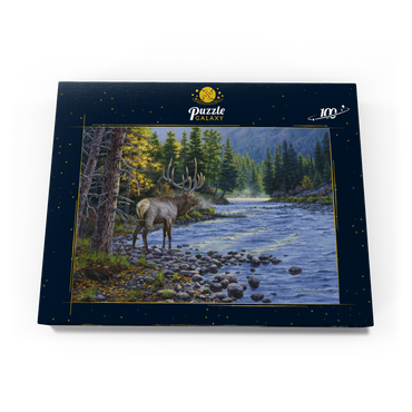 Darstellung des Puzzle Motivs Trophy In The Canyon 100 Puzzle Schachtel Ansicht3