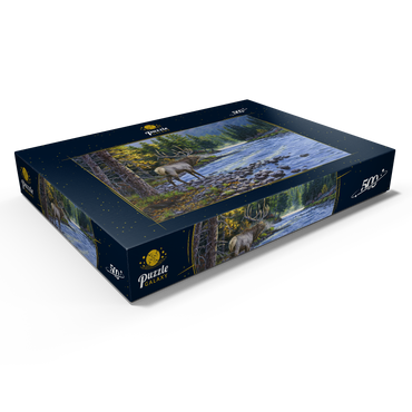 Darstellung des Puzzle Motivs Trophy In The Canyon 500 Puzzle Schachtel Ansicht1