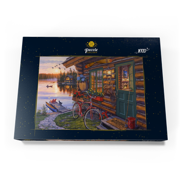 Darstellung des Puzzle Motivs Cabin Bike 1000 Puzzle Schachtel Ansicht3