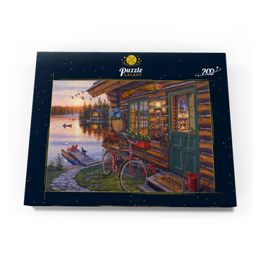 Darstellung des Puzzle Motivs Cabin Bike 200 Puzzle Schachtel Ansicht3