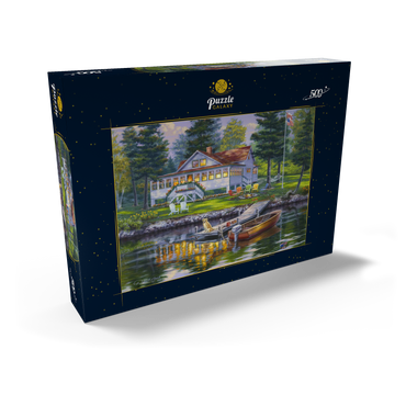 Darstellung des Puzzle Motivs Cottage 500 Puzzle Schachtel Ansicht2