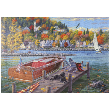 Darstellung des Puzzle Motivs puzzleplate Fish Creek 1000 Puzzle