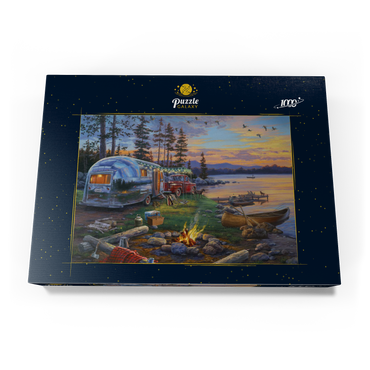 Darstellung des Puzzle Motivs Happy Campers 1000 Puzzle Schachtel Ansicht3