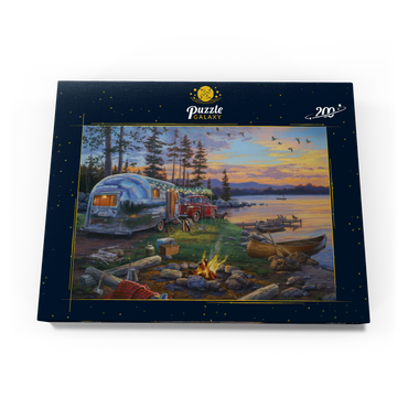 Darstellung des Puzzle Motivs Happy Campers 200 Puzzle Schachtel Ansicht3