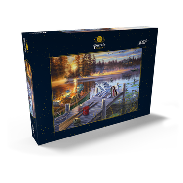 Darstellung des Puzzle Motivs Magic Morning 1000 Puzzle Schachtel Ansicht2