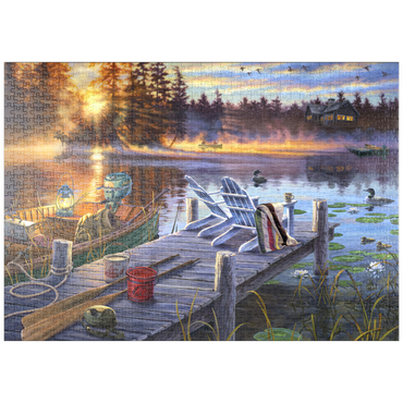 Darstellung des Puzzle Motivs puzzleplate Magic Morning 1000 Puzzle