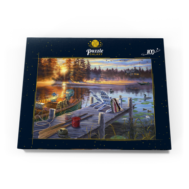Darstellung des Puzzle Motivs Magic Morning 100 Puzzle Schachtel Ansicht3