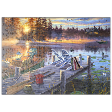 Darstellung des Puzzle Motivs puzzleplate Magic Morning 200 Puzzle