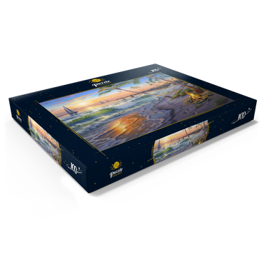Darstellung des Puzzle Motivs Sun Set Cruise 100 Puzzle Schachtel Ansicht1