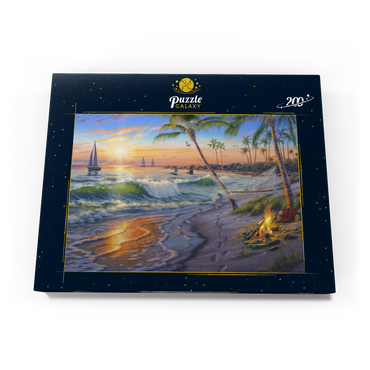 Darstellung des Puzzle Motivs Sun Set Cruise 200 Puzzle Schachtel Ansicht3