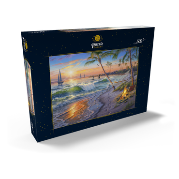 Darstellung des Puzzle Motivs Sun Set Cruise 500 Puzzle Schachtel Ansicht2