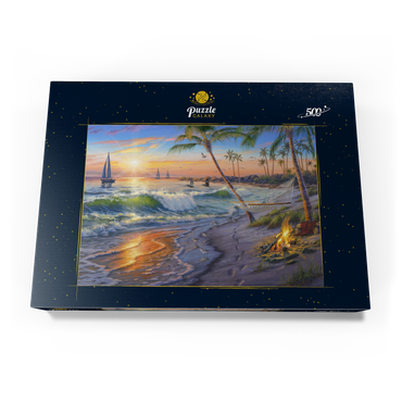 Darstellung des Puzzle Motivs Sun Set Cruise 500 Puzzle Schachtel Ansicht3