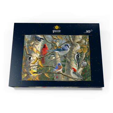 Darstellung des Puzzle Motivs Fall Birds 500 Puzzle Schachtel Ansicht3