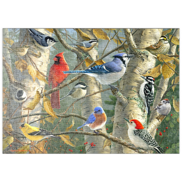 Darstellung des Puzzle Motivs puzzleplate Fall Birds 500 Puzzle