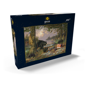 Darstellung des Puzzle Motivs Breakfast-Time Bears 1000 Puzzle Schachtel Ansicht2