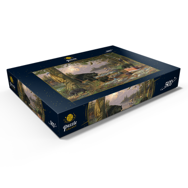 Darstellung des Puzzle Motivs Breakfast-Time Bears 500 Puzzle Schachtel Ansicht1