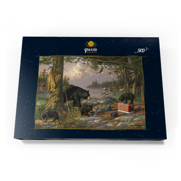 Darstellung des Puzzle Motivs Breakfast-Time Bears 500 Puzzle Schachtel Ansicht3