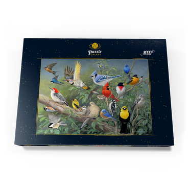 Darstellung des Puzzle Motivs Birds 1000 Puzzle Schachtel Ansicht3