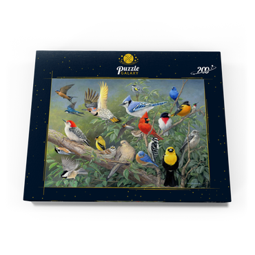 Darstellung des Puzzle Motivs Birds 200 Puzzle Schachtel Ansicht3
