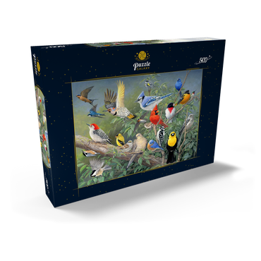 Darstellung des Puzzle Motivs Birds 500 Puzzle Schachtel Ansicht2