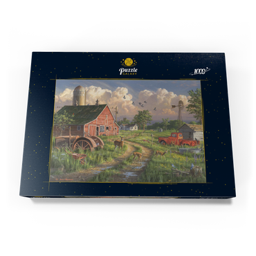 Darstellung des Puzzle Motivs New Life at the Old Farm 1000 Puzzle Schachtel Ansicht3