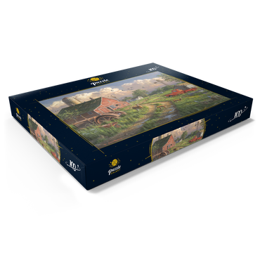 Darstellung des Puzzle Motivs New Life at the Old Farm 100 Puzzle Schachtel Ansicht1