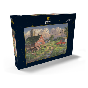 Darstellung des Puzzle Motivs New Life at the Old Farm 500 Puzzle Schachtel Ansicht2